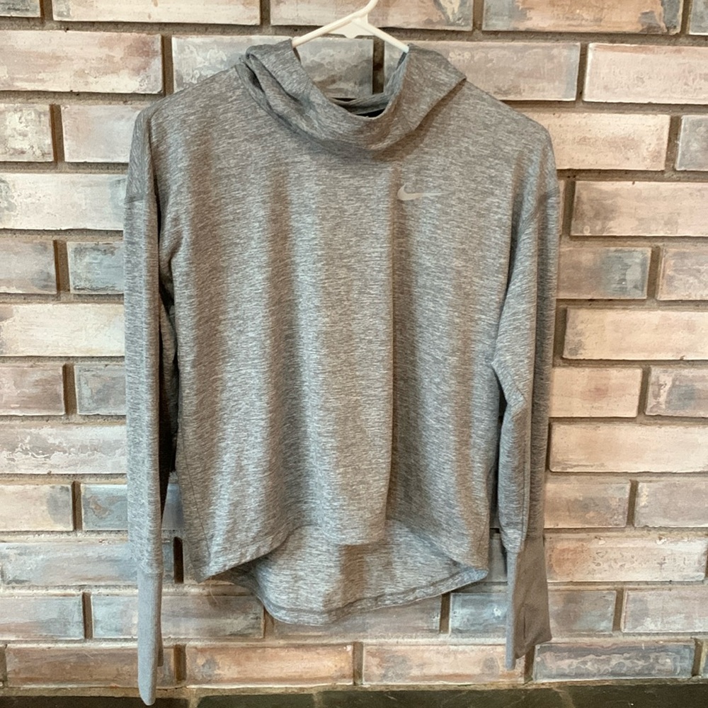 Nike Dri-Fit long sleeve hooded running top